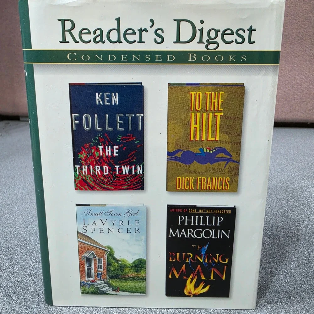 Reader's Digest Condensed Books‎ Set 3 Vol 1995 1997 Grisham Follett Good Multi
